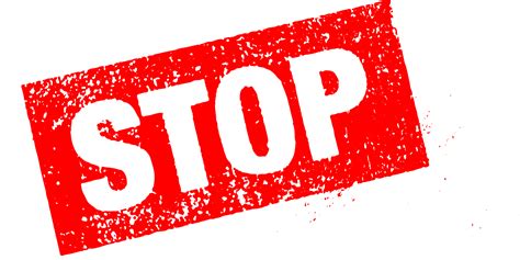 Stop Stamp (PNG Transparent) | OnlyGFX.com gambar png