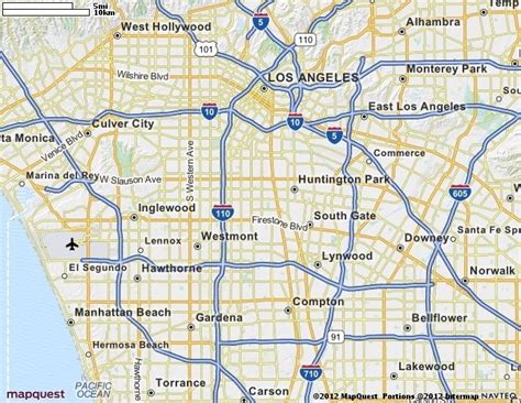 Mapquest Maps Driving Directions Map Los Angeles Parks East Los