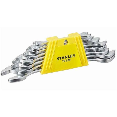 Buy Stanley 8 Pieces Crv Steel Double Ended Open Jaw Spanner Set 70 379e Online In India At