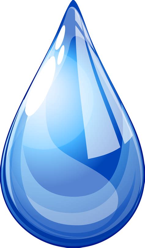 Water Drop Clipart One Water Gota De Agua Png Transparent Png Full