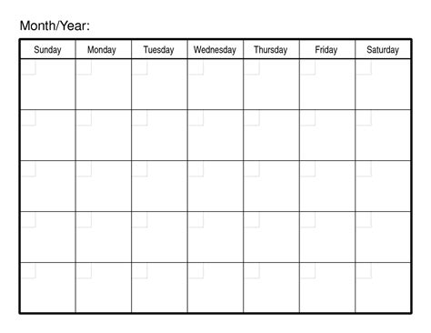 Sample Calendars To Print Printable Blank Calendar Free Blank