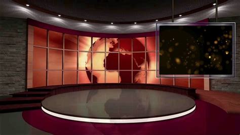 Bold and solid virtual background images. Virtual Studio Green Screen Video, TV Studio Background ...