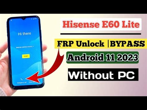 Hisense E Lite Frp Bypass All Android Frp Remove Gmail Account Without Pc No Sim