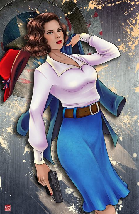 Agent Peggy Carter By Tyrinecarver On Deviantart
