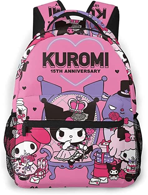 Kuromi Backpack Youth Backpack Boy Girl School Bag Uk Luggage