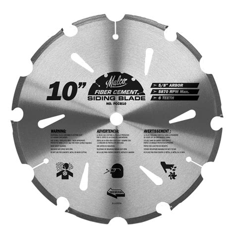 Fiber cement siding comes in a range of styles and grades of quality. Malco FCCB7 Fibre Cement Circular Saw Blade