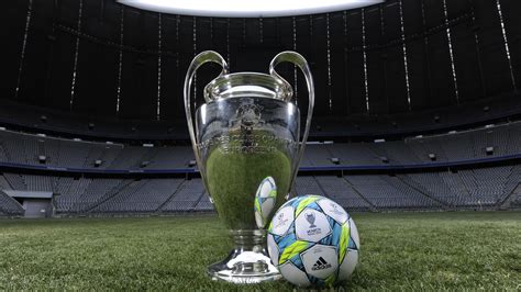 The champions league trophy is 71cm tall though 33cm shorter in comparison to the premier league trophy's 104cm! Arrival of UEFA Trophy Excites Fans