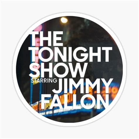 Jimmy Fallon Stickers Redbubble