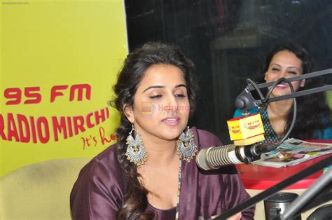 Vidya Balan At Kahaani 2 Movie Promotion In Radio Mirchi On 23rd Nov 2016 Vidya Balan