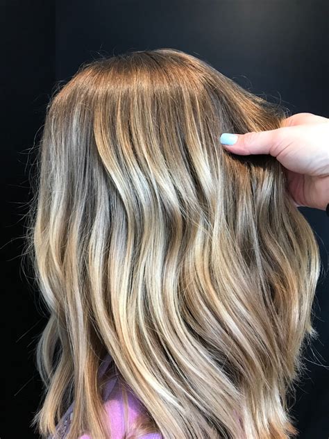 Soft Subtle Balayage Natural Looking Blonde With Low Maintenance Color