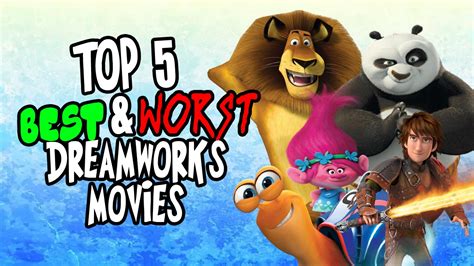 Jambareeqis Top 5 Best And Worst Dreamworks Animation Films Youtube