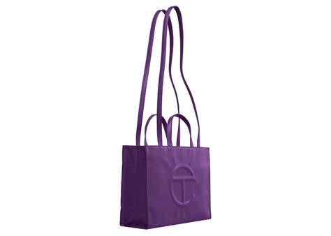 Telfar Shopping Bag Medium Grape In Vegan Leather Us