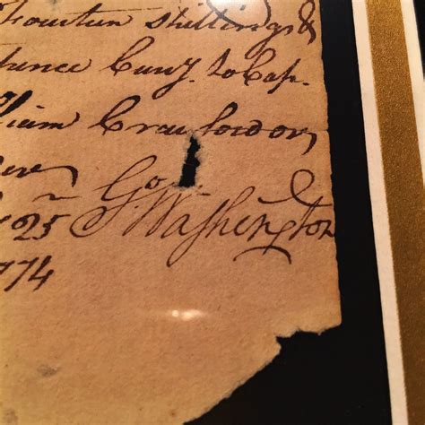 George Washington Psadna 1774 Scarce Autograph Signed President