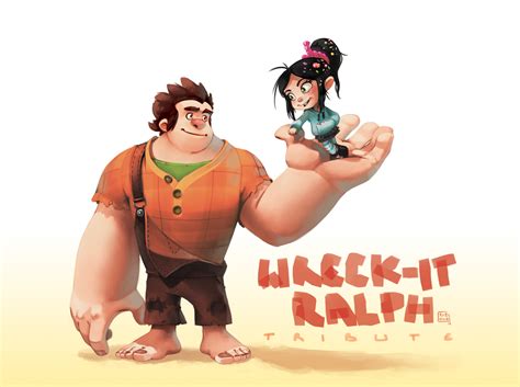Ralph And Vanellope Wreck It Ralph Fan Art 34826875 Fanpop