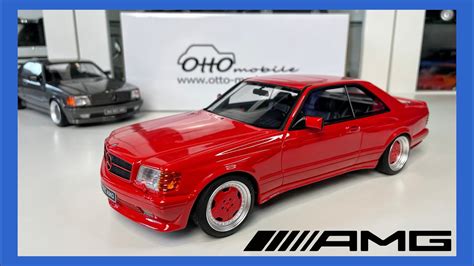 118 Mercedes Benz 560 Sec Amg Widebody Red Ottomobile Unboxing