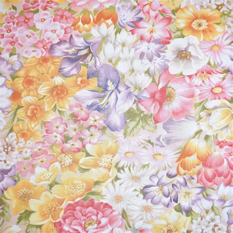Vintage Floral Cotton Fabric Michaels