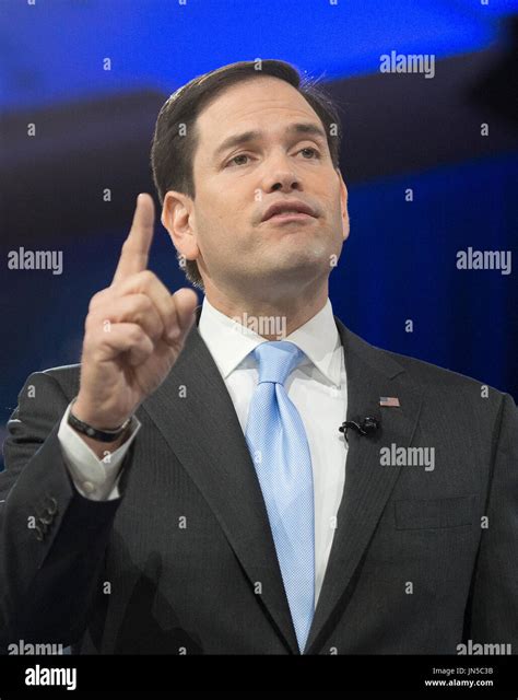 United States Senator Marco Rubio Republican Of Florida A Candidate