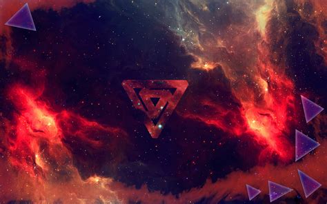 Galaxy Triangle Wallpaper By Xxshadowlion On Deviantart