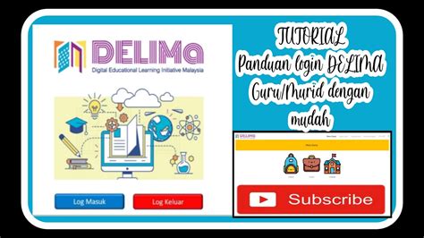 Tutorial Delima Cara Log Masuk Log Keluar Portal Delima Kpm Dengan