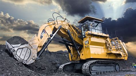 Caterpillar Mining Excavator Machinery Pinterest