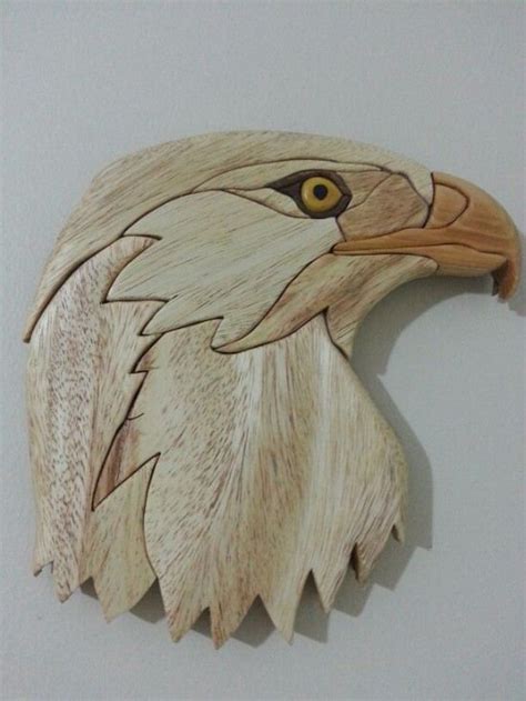 Eagle Intarsia I Made It Toms Woodworking Shed Woodworking Arte