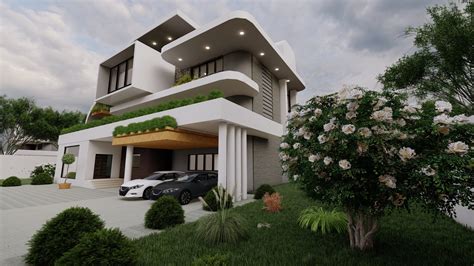 Modern Villa 3d Model By Za Design