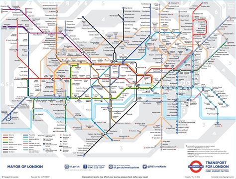 London Transport Map Zones 1 9 Train Maps