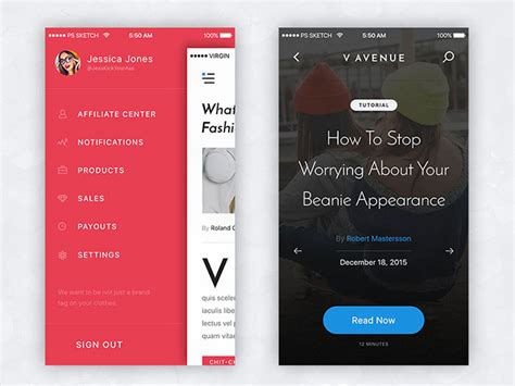 Mobile Menu Design User Interface Examples You Need To See