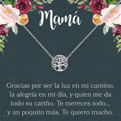 Collar Regalo Para Madre Happy Birthday Mother Spanish Mothers Day
