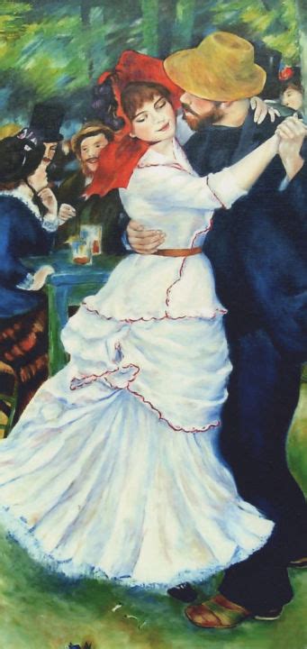 La Danse à Bougival Renoir Painting By Vaillant Sabatier Artmajeur