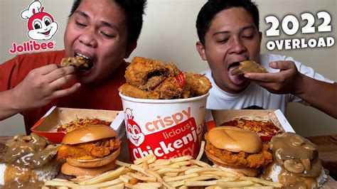 Jollibee Mukbang All Time Favorite Overload Youtube