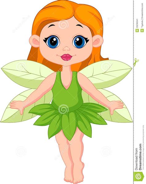Cute Fairy Cartoon Stock Vector Illustration Of Clip 33236341
