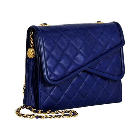 Cobalt Blue Handbag Liked On Polyvore Blue Handbags Chanel Bags