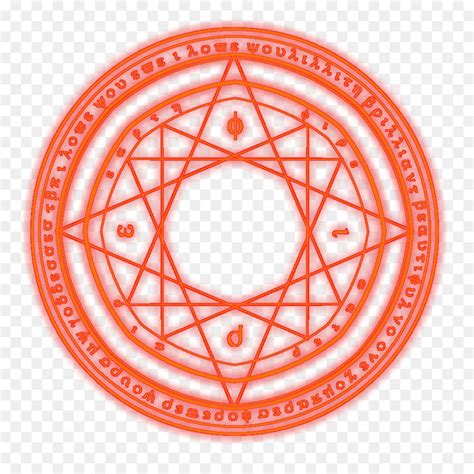 Magic Circle Spell Evocation Fire Circle Cercle Magique Tirage