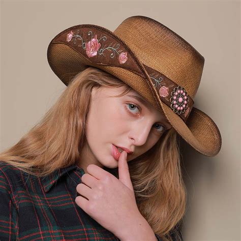 Women Men Western Cowboy Hat For Dad Gentleman Lady Cowgirl Sombrero