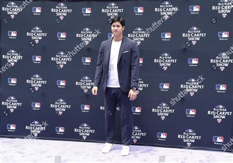 Los Angeles Angels Shohei Ohtani Poses Editorial Stock Photo Stock