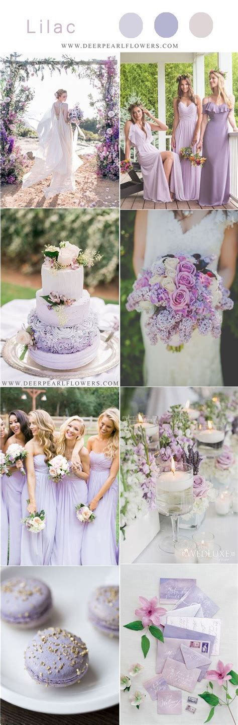 Lilac Purple Spring Summer Wedding Color Ideas Wedding