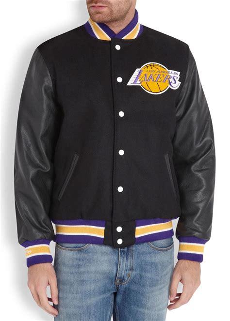 Последние твиты от los angeles lakers (@lakers). Mitchell & Ness Los Angeles Lakers Black Leather and Wool ...