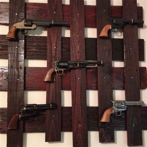 Wall mount horizontal five gun rack, rifle rack, shotgun rack. Pin on Outlaw Livin'