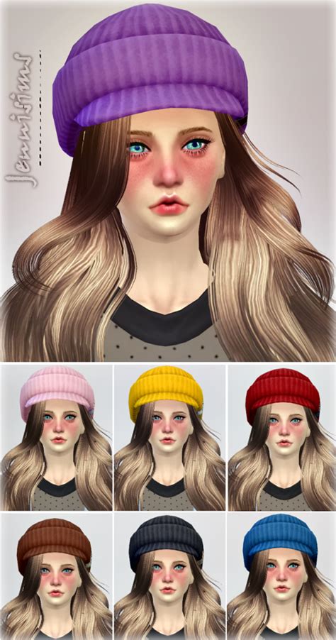 Jennisims Downloads Sims 4 Hats Base Game Compatible Outdoor Retreat