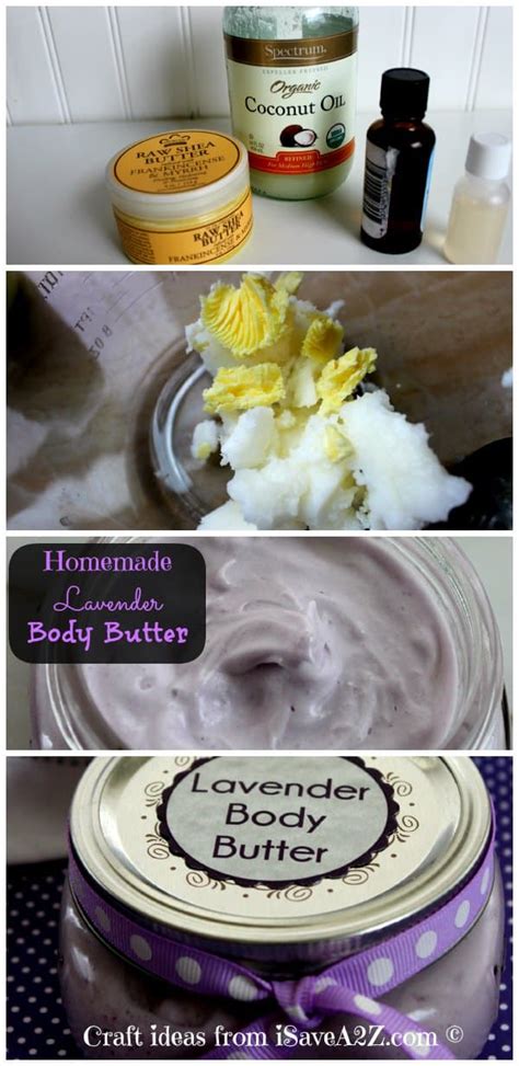 Homemade Body Butter Cream Recipe Lavender