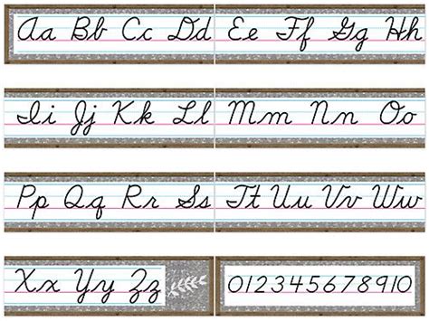 This is a simple online tool that converts regular text into cursive letter symbols. Home Sweet Classroom Cursive Bulletin Board Set | Bulletin ...