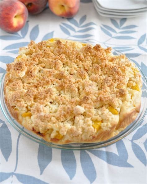 Peach Crumb Pie | pies, pies and more pies | Pinterest