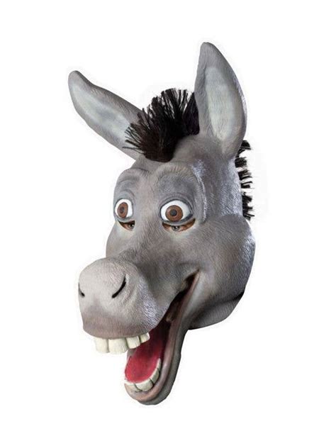 Shrek Character Masks Shrek Deluxe Full Face Donkey Mask