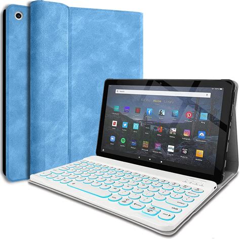 Backlit Keyboard Case For All New Fire Hd 10 And 10 Plus