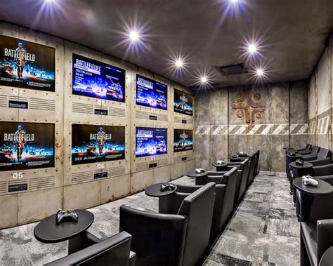 Video Game Room Home Design Ideas Pictures Remodel And Decor