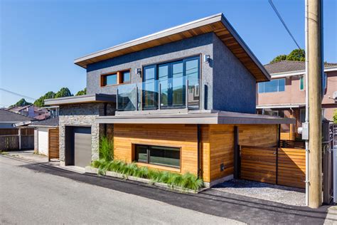 Dumfries St Solar Laneway House Contemporary Exterior Vancouver