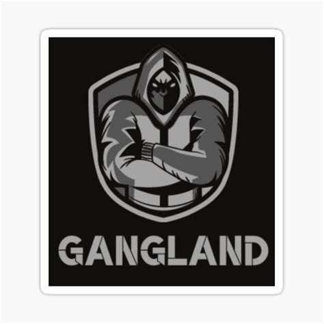 Gangland Gang Life Mafia Sticker For Sale By Zuvic Redbubble
