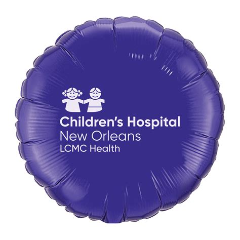 Childrens Hospital 18” Microfoil Balloon With 1 Color Imprint Lcmc
