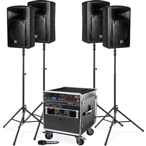 Portable School Sound System With 4 Electro Voice Loudspeakers Yamaha